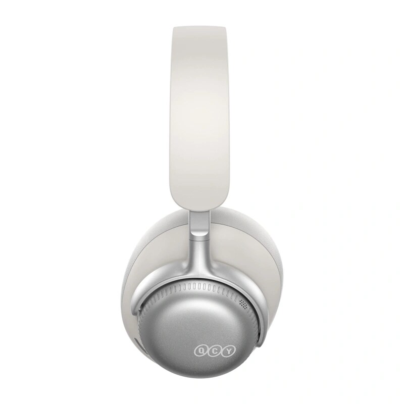 QCY H6 Ultra draadloze over-ear koptelefoon, adaptieve ANC, Bluetooth 6.0, wit