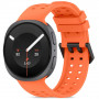 Tech-Protect siliconen Air-band voor Samsung Galaxy Watch 8 / 9 / Classic 40 / 44 / 46 mm, mandarijnoranje