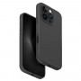 UNIQ Lino Hue-hoesje voor Apple iPhone 16 Pro, Magclick-opladen, antracietgrijs