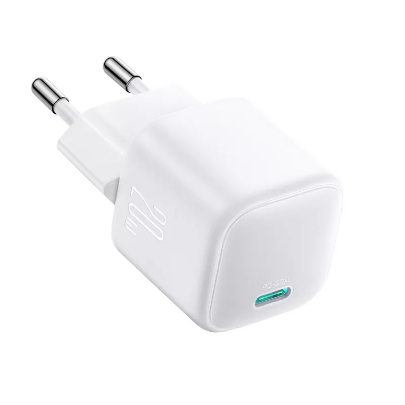 Joyroom TCG08 (JR-TCG08) GaN-reisoplader, USB-C, 20W, PD 3.0, QC 3.0, wit