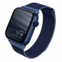 UNIQ Dante RVS band voor Apple Watch 4/5/6/7/SE 40/41 mm, Marine Blue