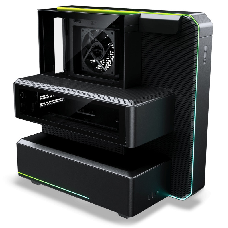 Phanteks EX5 Midi Tower PC-behuizing, ATX, Direct Cooling, zwart
