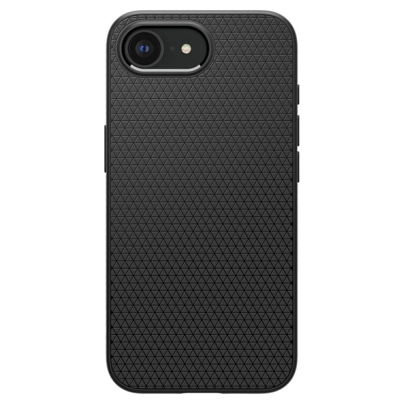 Spigen Liquid Air Mag MagSafe-hoesje voor Apple iPhone 17e / 16e, mat zwart