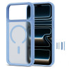 Tech-Protect Magmat MagSafe CC-hoesje voor Apple iPhone 17 Pro Max / 18 Pro Max, mat lichtblauw
