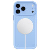 Tech-Protect Magmat MagSafe CC-hoesje voor Apple iPhone 17 Pro Max / 18 Pro Max, mat lichtblauw