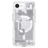 Spigen Ultra Hybrid Mag MagSafe-hoesje voor Apple iPhone 17e / 16e, Zero One, wit