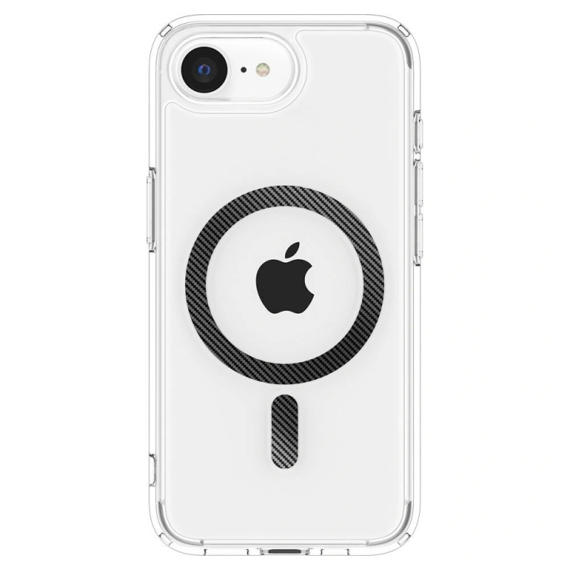 Spigen Ultra Hybrid Mag MagSafe-hoesje voor Apple iPhone 17e / 16e, Carbon Fiber