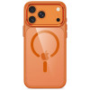 Tech-Protect Magmat MagSafe CC-hoesje voor Apple iPhone 17 Pro / 18 Pro, Cosmic Orange / transparant
