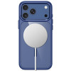 Tech-Protect Magmat MagSafe CC-hoesje voor Apple iPhone 17 Pro / 18 Pro, Deep Blue / transparant