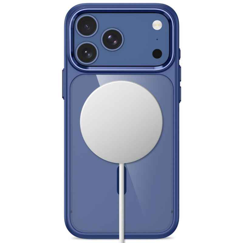 Tech-Protect Magmat MagSafe CC-hoesje voor Apple iPhone 17 Pro / 18 Pro, Deep Blue / transparant