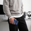 Tech-Protect Magmat MagSafe CC-hoesje voor Apple iPhone 17 Pro / 18 Pro, Deep Blue / transparant