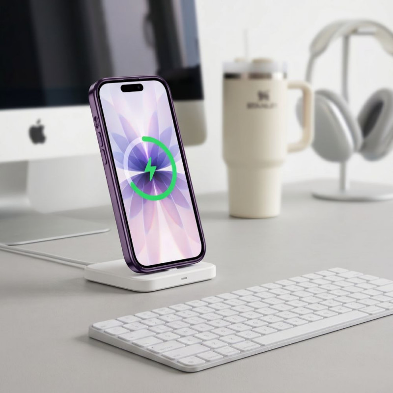 Tech-Protect MagFlex MagSafe-hoesje voor Apple iPhone 17, glanzend lavendel
