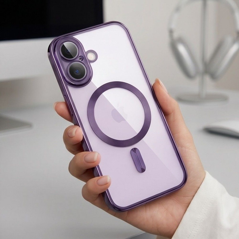 Tech-Protect MagFlex MagSafe-hoesje voor Apple iPhone 17, glanzend lavendel