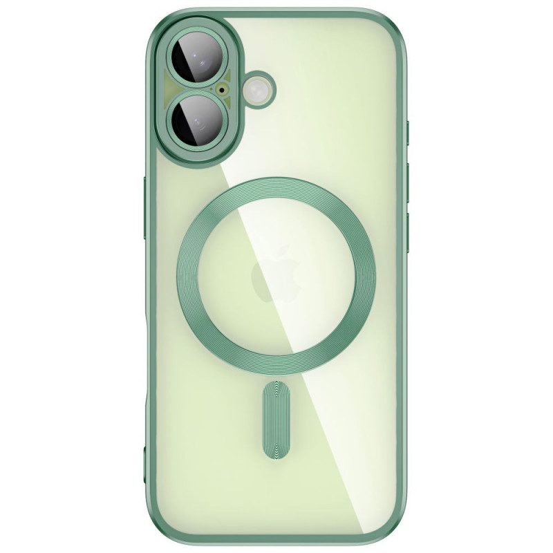 Tech-Protect MagFlex MagSafe-hoesje voor Apple iPhone 17, mat saliegroen