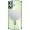 Tech-Protect MagFlex MagSafe-hoesje voor Apple iPhone 17, mat saliegroen