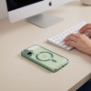 Tech-Protect MagFlex MagSafe-hoesje voor Apple iPhone 17, mat saliegroen