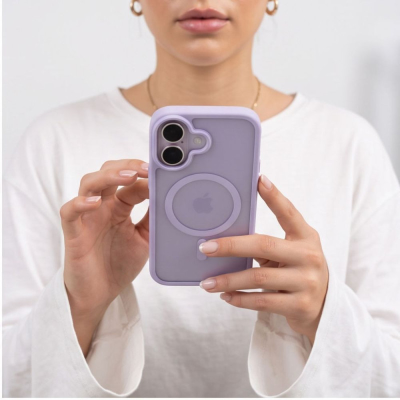 Tech-Protect BasicMag MagSafe-hoesje voor Apple iPhone 17, mat lavendel