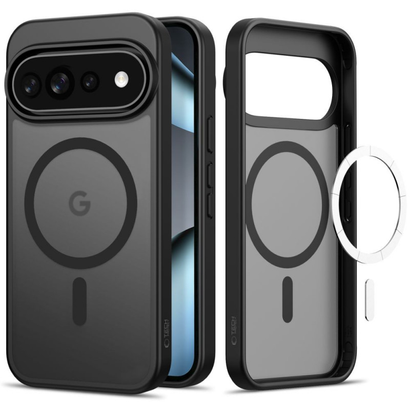 Tech-Protect Magmat MagSafe-hoesje voor Google Pixel 9 Pro XL / 10 Pro XL / 11 Pro XL, mat zwart