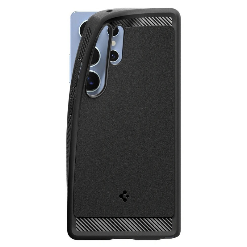 Spigen Rugged Armor Mag MagSafe-hoesje voor Samsung Galaxy S25 Ultra, mat zwart