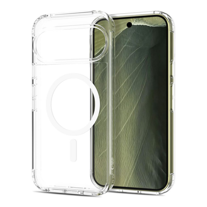 Tech-Protect FlexAir Hybrid MagSafe-hoesje voor Google Pixel 9 / 9 Pro / 10 / 10 Pro / 11 / 11 Pro, transparant (THP5676)