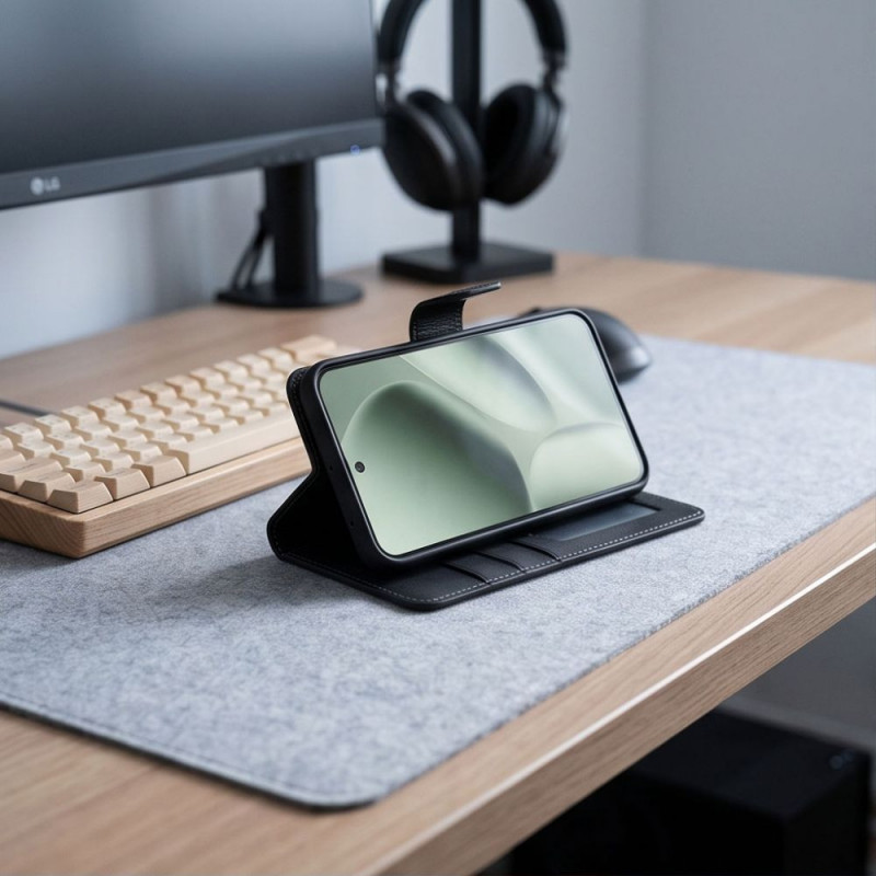 Tech-Protect portemonneehoesje voor Google Pixel 11 / 11 Pro, mat zwart