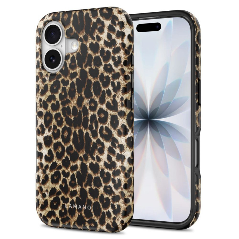 Tech-Protect Lamano MagSafe-hoesje voor Apple iPhone 17, Exotic Touch, bruin en beige