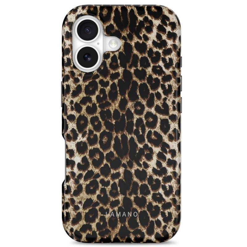 Tech-Protect Lamano MagSafe-hoesje voor Apple iPhone 17, Exotic Touch, bruin en beige