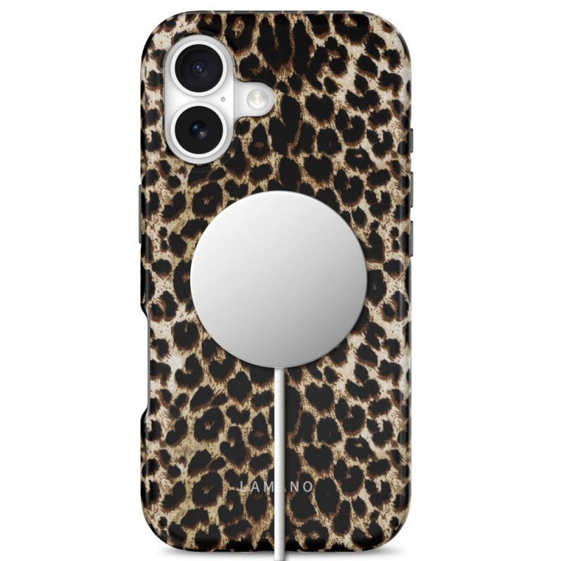 Tech-Protect Lamano MagSafe-hoesje voor Apple iPhone 17, Exotic Touch, bruin en beige