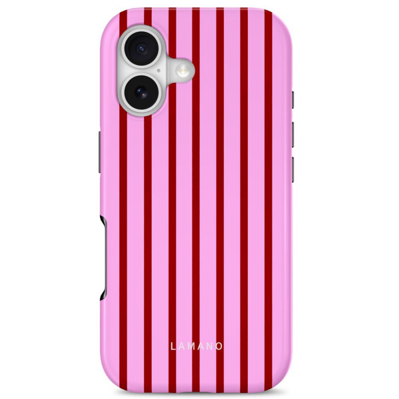 Tech-Protect Lamano MagSafe-hoesje voor Apple iPhone 17, Candy Crush, rood en roze
