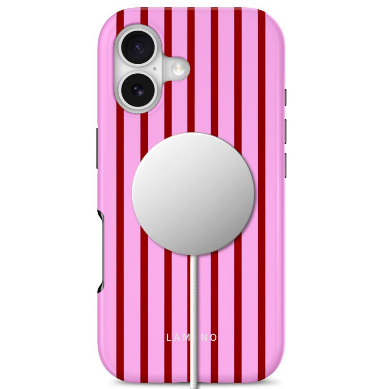 Tech-Protect Lamano MagSafe-hoesje voor Apple iPhone 17, Candy Crush, rood en roze