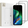 Tech-Protect Glass Fit+ gehard glas voor Xiaomi Redmi 17 4G / 5G, zwart (2 st.) (THP5701)