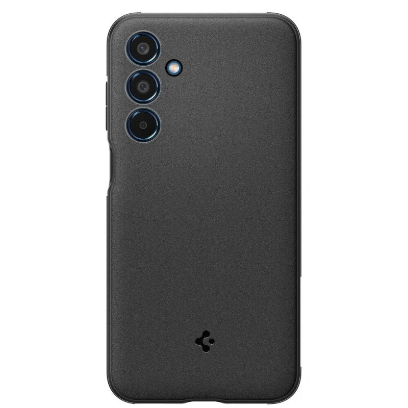 Spigen Essential SandBlast hoesje voor Samsung Galaxy M35 5G, mat zwart
