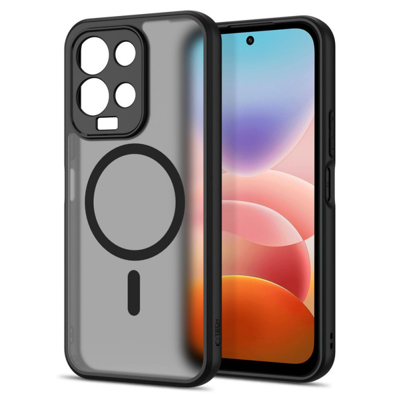 Tech-Protect Magmat MagSafe-hoesje voor Xiaomi Redmi 17 4G / 5G, mat zwart