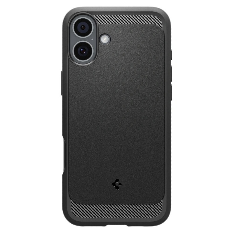 Spigen Rugged Armor Mag MagSafe-hoesje voor Apple iPhone 16, mat zwart