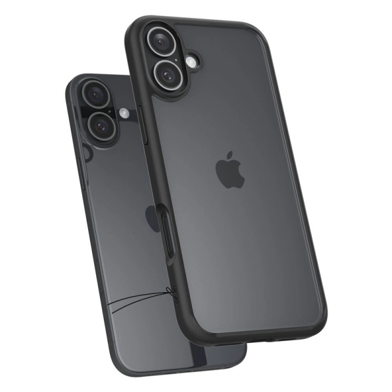 Spigen Ultra Hybrid hoesje voor Apple iPhone 16, mat zwart