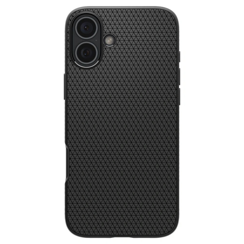 Spigen Liquid Air-hoesje voor Apple iPhone 16, mat zwart
