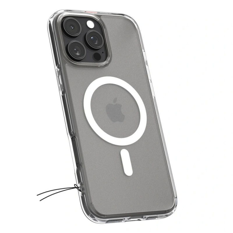 Spigen Ultra Hybrid Mag MagSafe-hoesje voor Apple iPhone 16 Pro, transparant (Frost Clear)