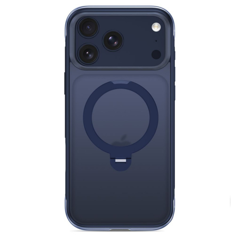 Tech-Protect MagAir Stand MagSafe CC-hoesje voor Apple iPhone 17 Pro Max / 18 Pro Max, mat Deep Blue