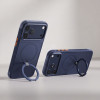 Tech-Protect MagAir Stand MagSafe CC-hoesje voor Apple iPhone 17 Pro Max / 18 Pro Max, mat Deep Blue