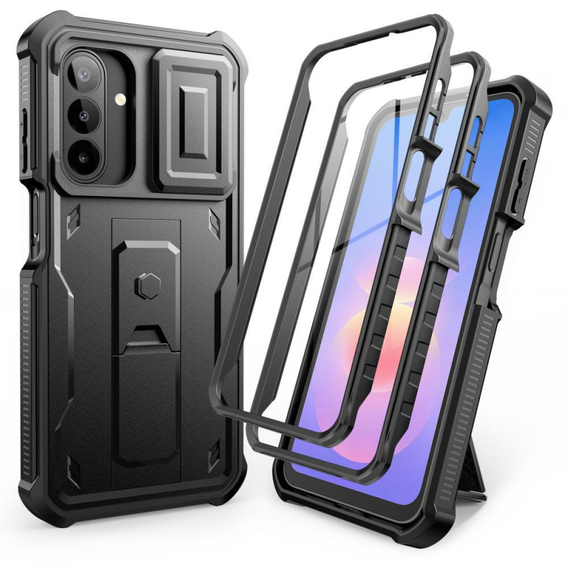 Tech-Protect Kevlar Cam+ 2-Set robuuste hoes voor Samsung Galaxy A17 / A18 4G / 5G, zwart