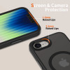 Tech-Protect Magmat MagSafe-hoesje voor Apple iPhone 17e / 16e, mat zwart