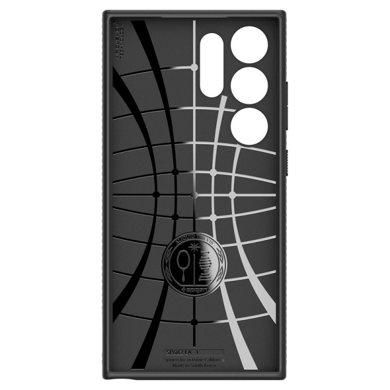 Spigen Liquid Air-hoesje voor Samsung Galaxy S24 Ultra, mat zwart