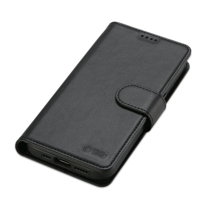 Tech-Protect Wallet MagSafe-hoesje voor Apple iPhone 17e / 16e, mat zwart