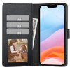 Tech-Protect portemonneehoesje voor Apple iPhone 17e / 16e, mat zwart