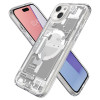 Spigen Ultra Hybrid Mag-hoesje met MagSafe voor Apple iPhone 15 Plus / 14 Plus, Zero One, wit