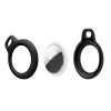 Tech-Protect Rough Chain sleutelhangerhoesje voor Apple AirTag, zwart (2 stuks)