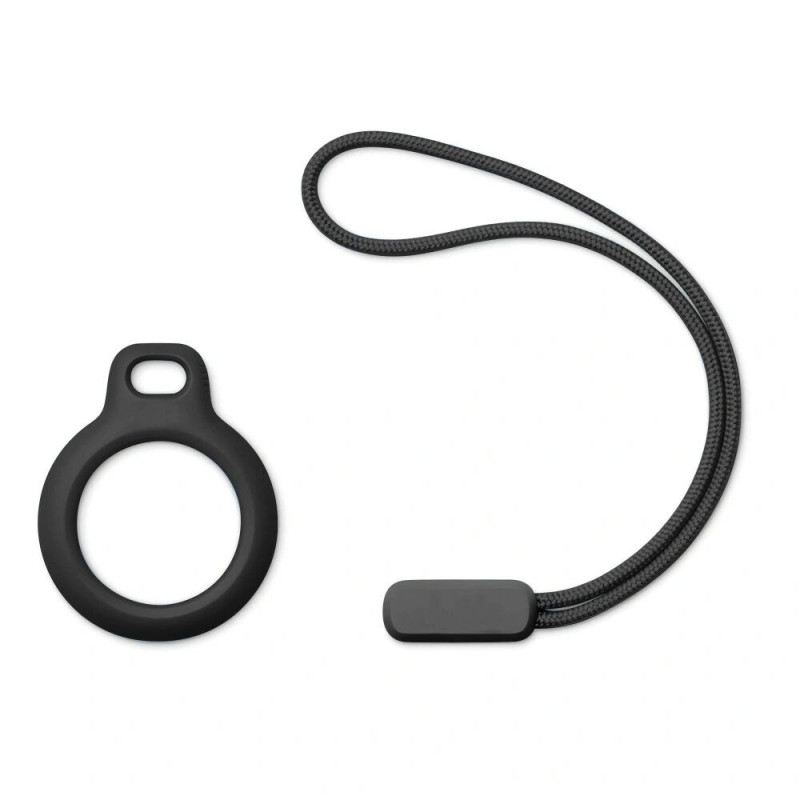Tech-Protect Rough Chain sleutelhangerhoesje voor Apple AirTag, zwart (2 stuks)