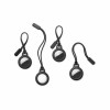 Tech-Protect Rough Chain sleutelhangerhoesje voor Apple AirTag, zwart (2 stuks)
