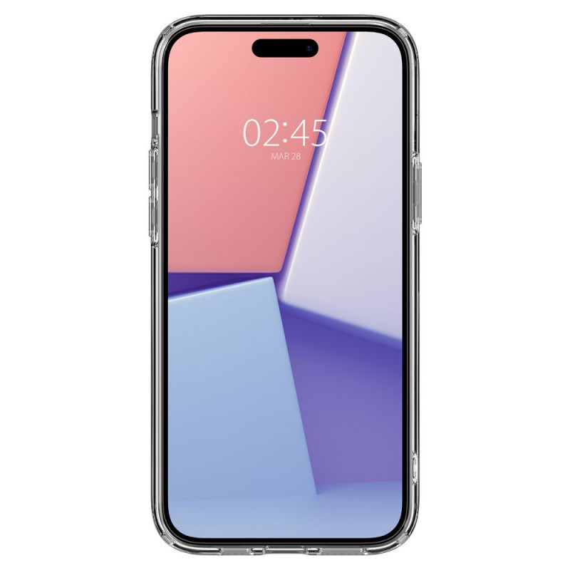 Spigen Ultra Hybrid Mag-hoesje met MagSafe voor Apple iPhone 15, wit