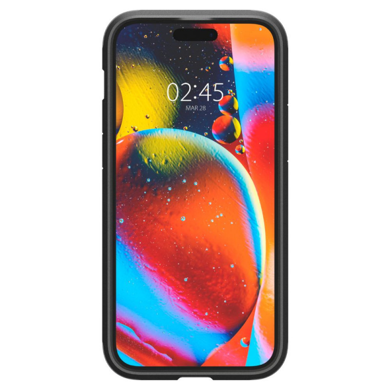Spigen Tough Armor Mag-hoesje met MagSafe voor Apple iPhone 15, zwart